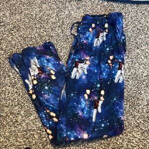 Marvel Deadpool Riding a Cat Pajama Bottoms – Men’s Medium